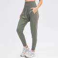 Factory Track Pant Fit Loose High Rise Holgado Spandex Cintura de spandex Pantalones deportivos cómodos